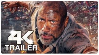 SKYSCRAPER Crane Jump Movie Clip + Trailer (4K ULTRA HD) NEW 2018  Dwayne Johnson Action Movie HD